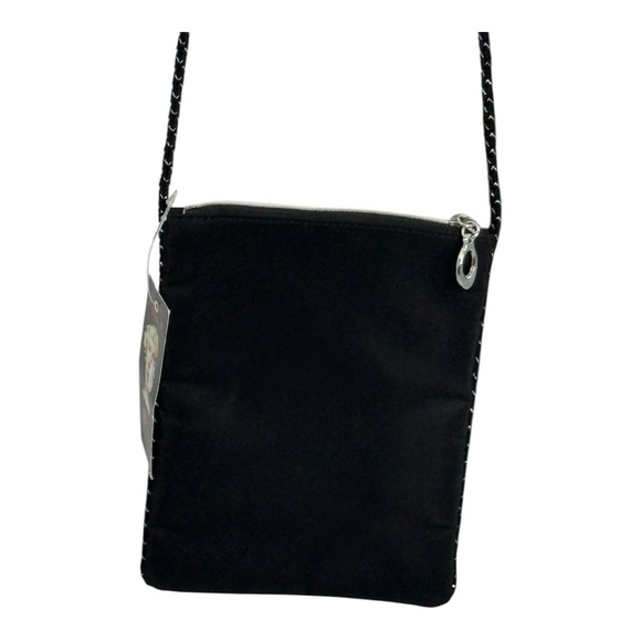 Orange and Black Artistic Crossbody Bag with Black Trim NWT BAGSBIN2 - Picture 4 of 6